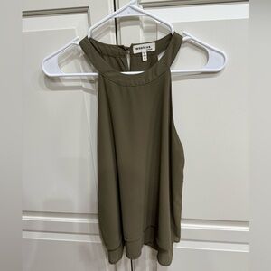 Monteau Women's Olive Tank Top